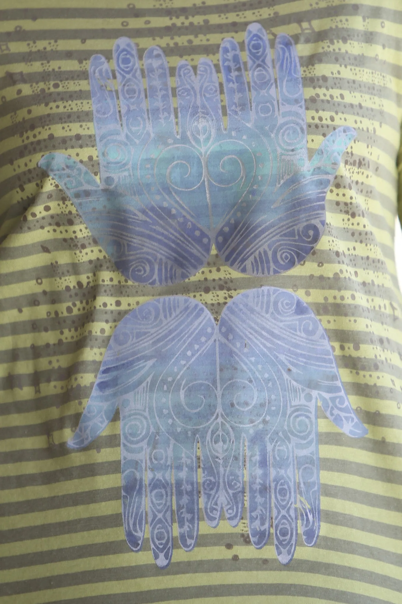 1238 Striped Light Weight Cotton Tee -Limonel-P