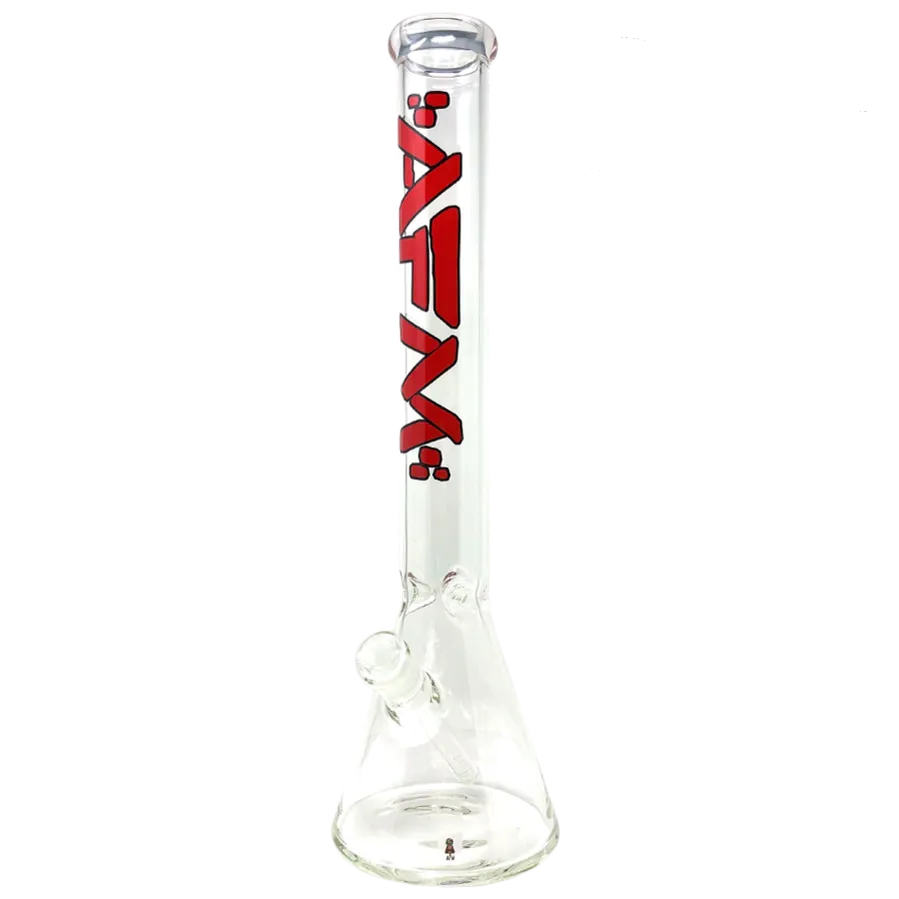 18" AFM Glass "The Beaker 5mm Thick - Color May Vary - (1 Count)