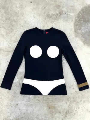 2004 Peggy Moffit Comme Des Garçons Trompe L'Oeil Top*
