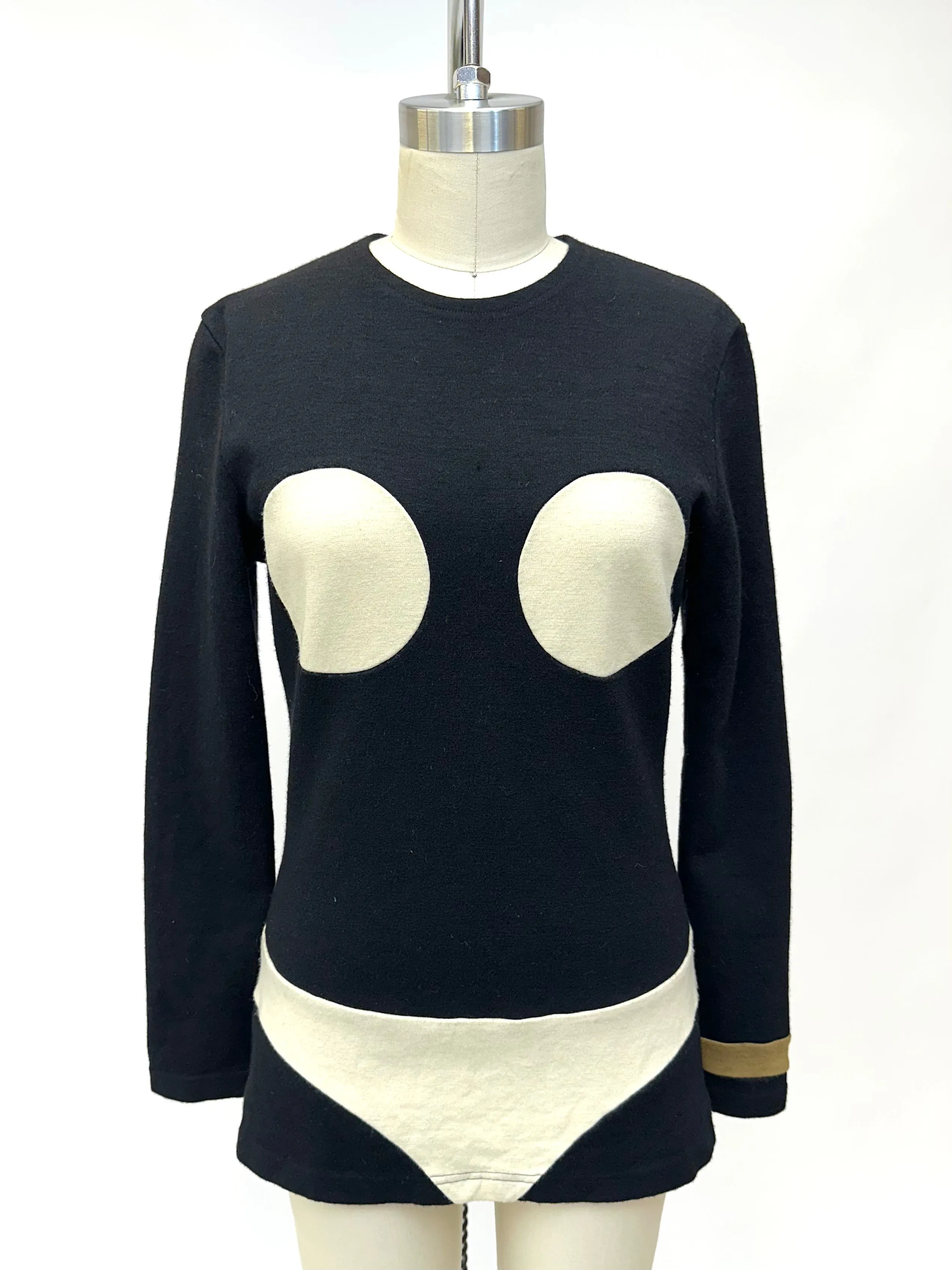 2004 Peggy Moffit Comme Des Garçons Trompe L'Oeil Top*
