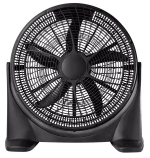20" High Velocity Floor Fan - Black