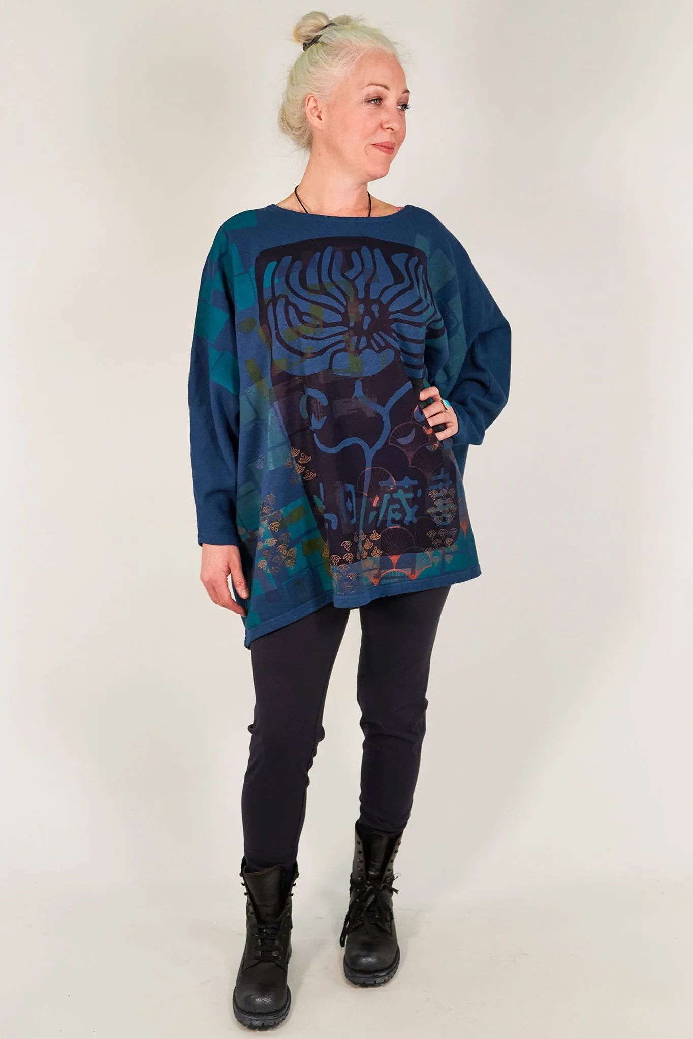 2304 Modern Sweatshirt Imaginary Blue-P