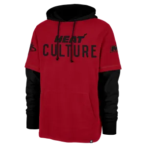 '47 Brand HEAT Culture: Blood Red Shortstop Hoodie