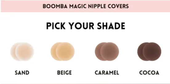 Adhesive Silicone Tops - Reusable Nipple Covers