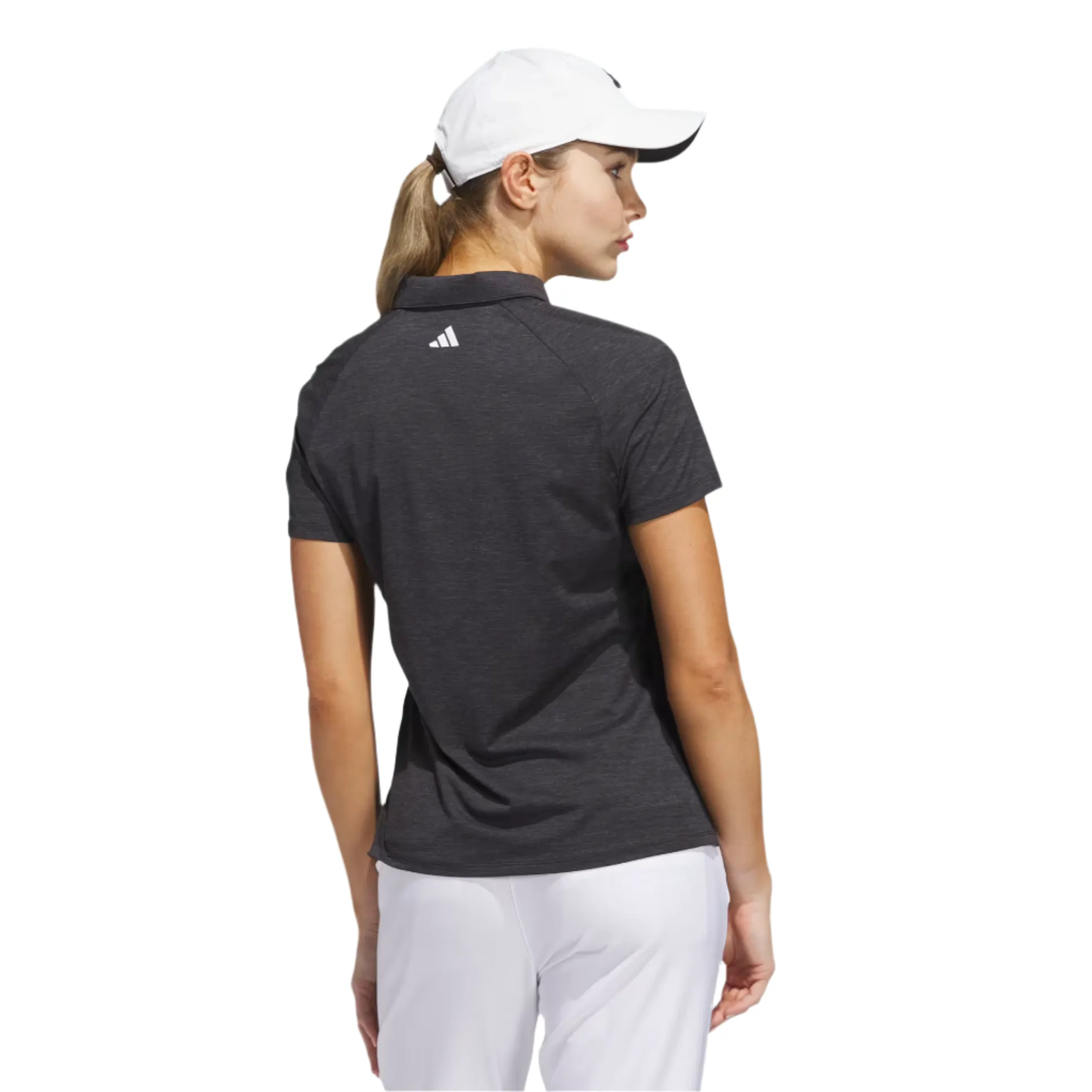 Adidas Ladies Ultimate365 Heathered Twistknit Polo Shirt