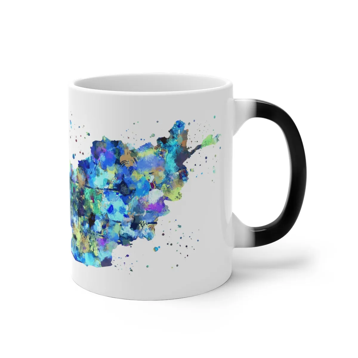 Afghanistan Map Color Changing Mug