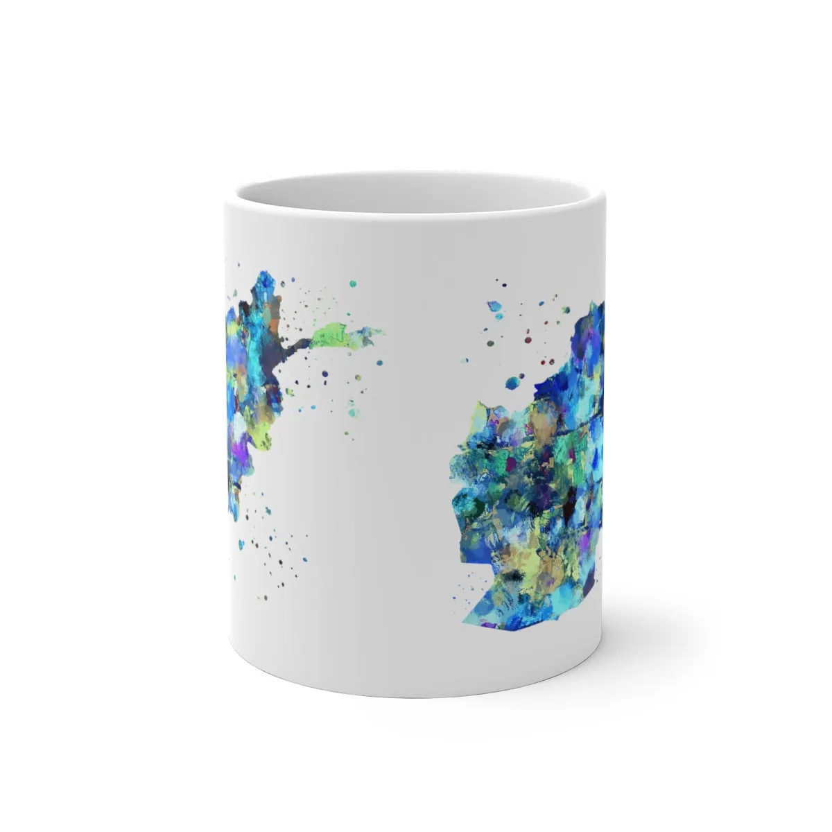 Afghanistan Map Color Changing Mug