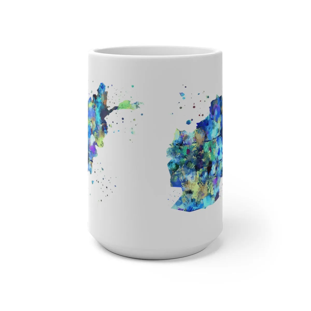 Afghanistan Map Color Changing Mug