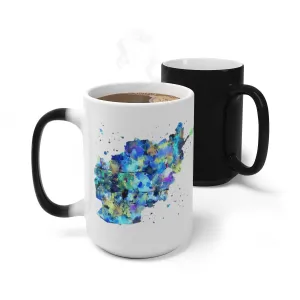 Afghanistan Map Color Changing Mug