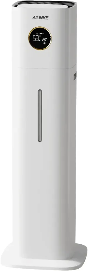 AILINKE Humidifiers for Bedroom Large Room, 3.4Gal/13L Large Room Floor Humidifiers for Home, Top Fill, Humidistat, Quiet, Aroma Box, Easy to Clean, White