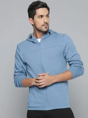 Alcis Men Blue Solid Sweatshirt