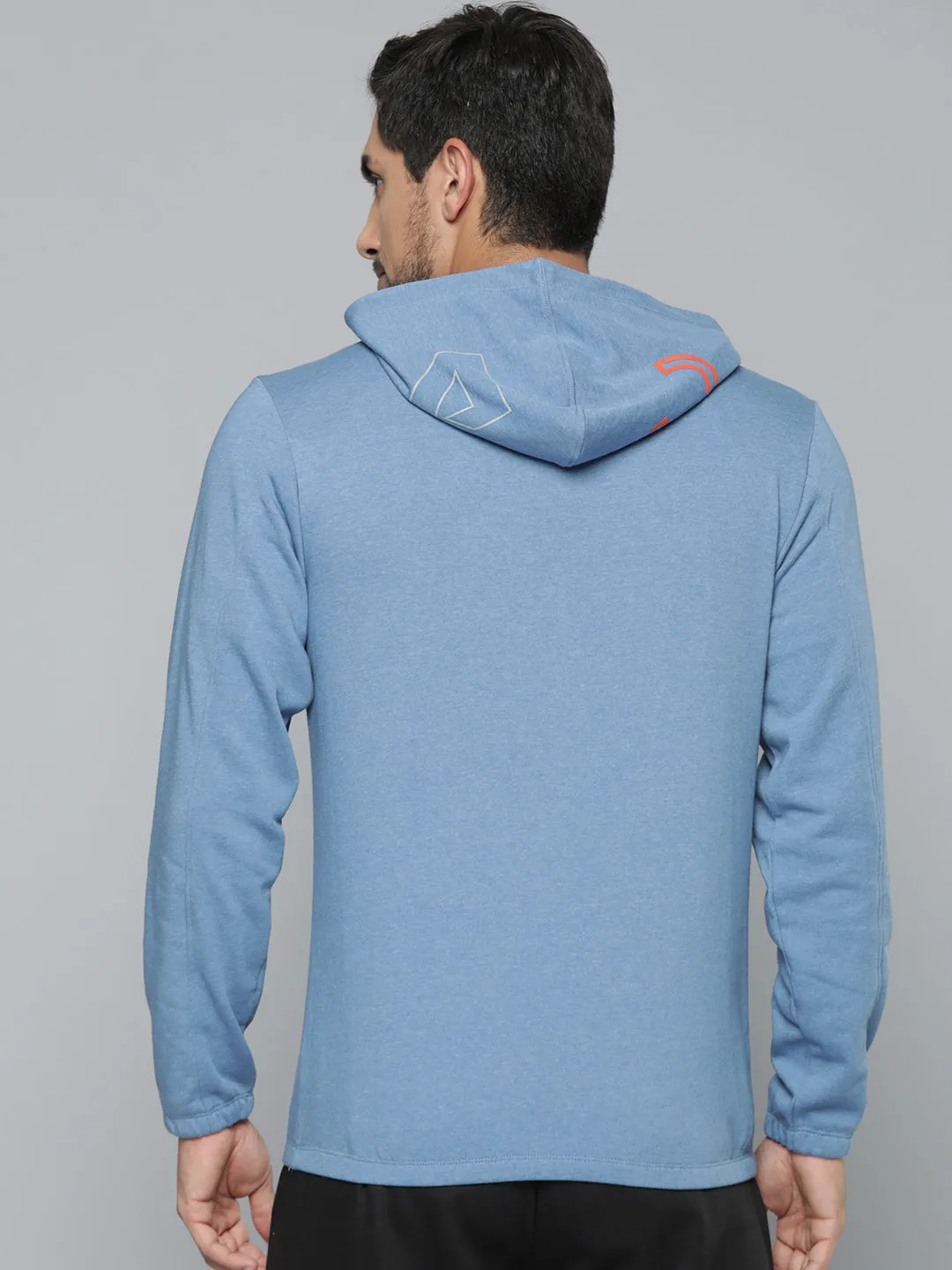 Alcis Men Blue Solid Sweatshirt