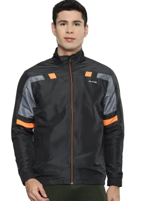 Alcis Men Colorblocked Grey Jacket