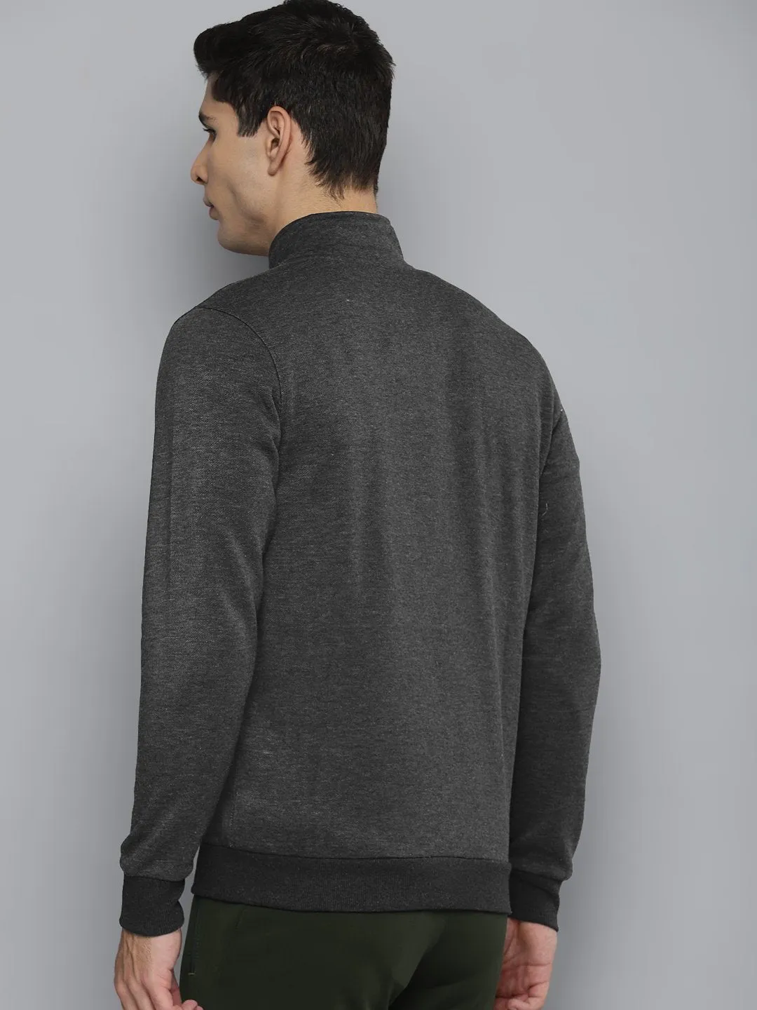 Alcis Men Solid Grey Jacket