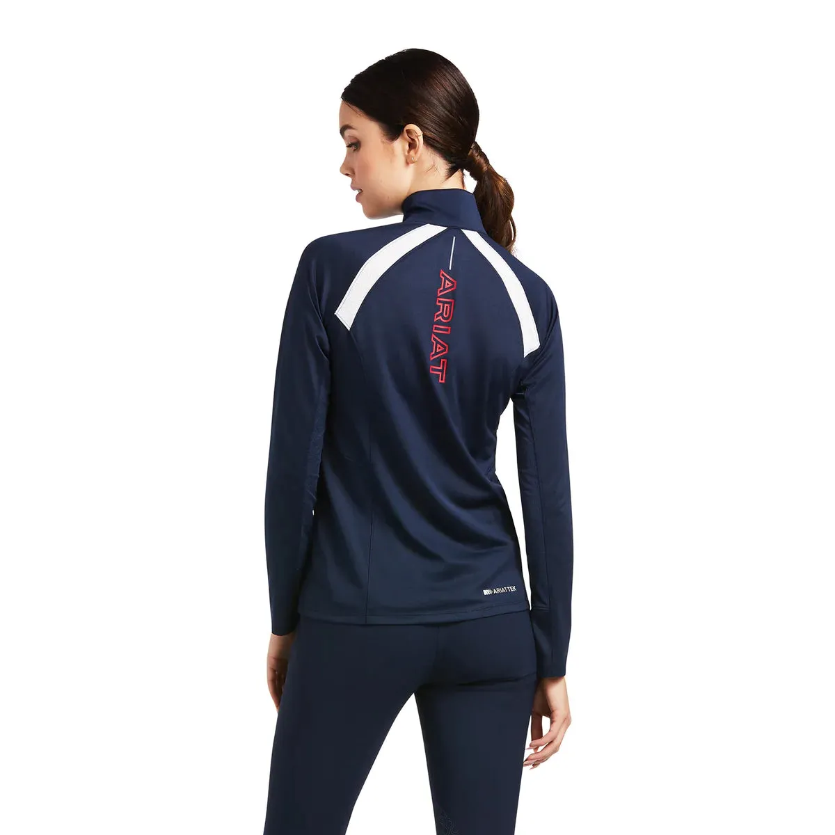 Ariat Sunstopper 2.0 1/4 Zip Base Layer Ladies  Team