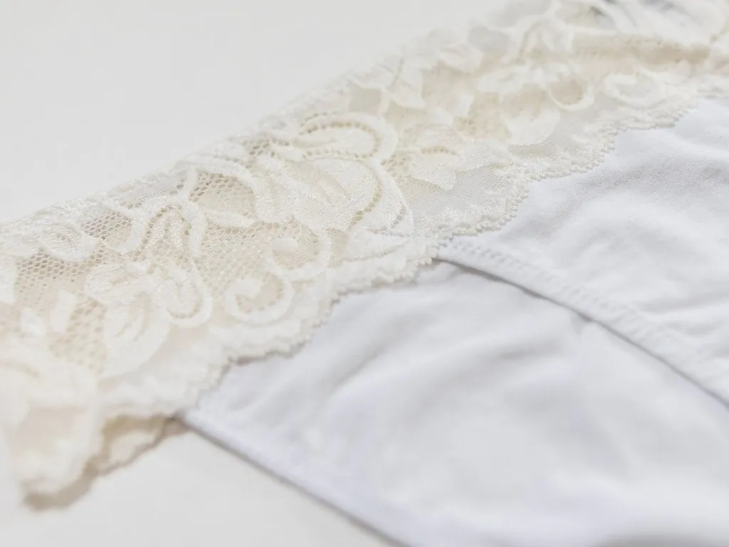 Astrid Brief Panty, White