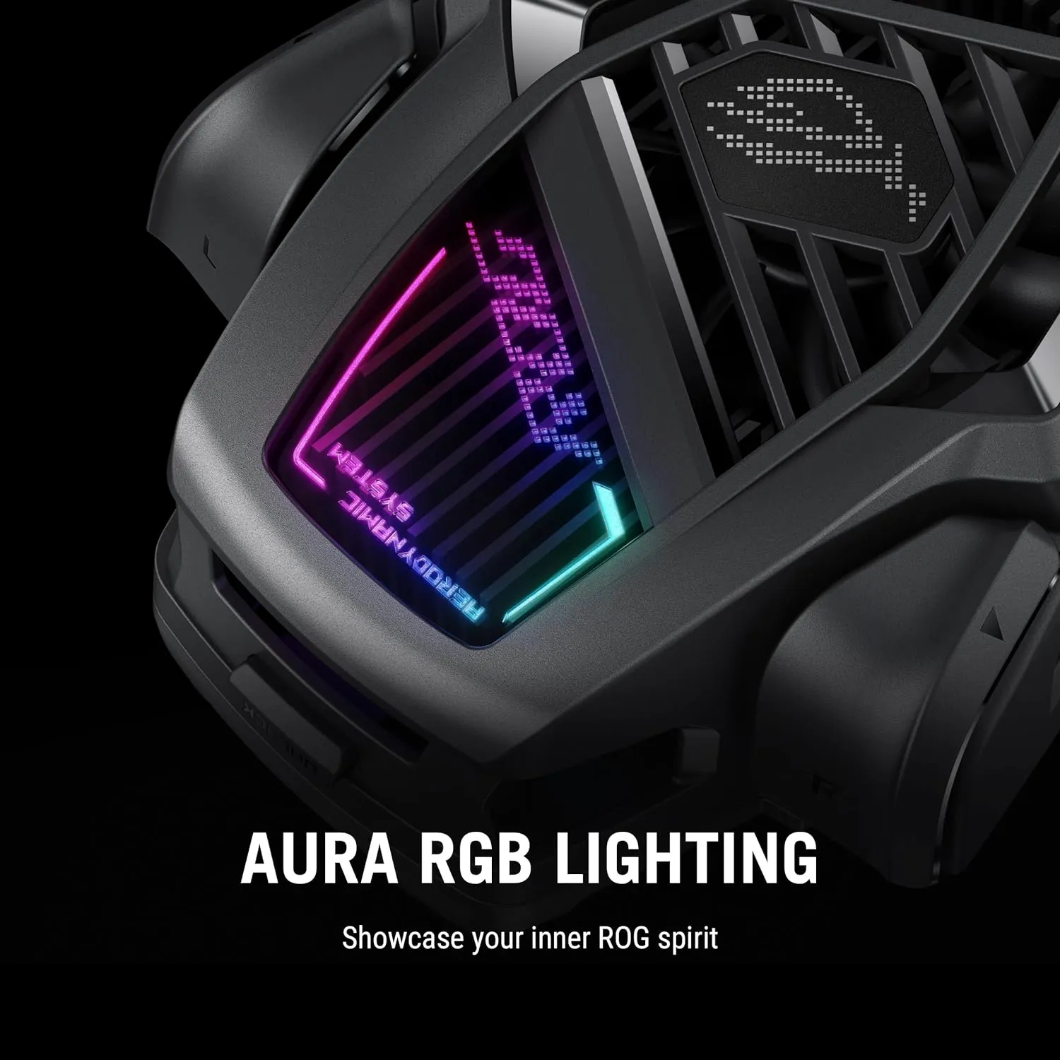 ASUS ROG AeroActive Cooler X 8 Series, Portable Lightweight, Built-in Kickstand, Dual Physical Buttons, 3.5mm Headphone Jack, USB-C® USB 2.0