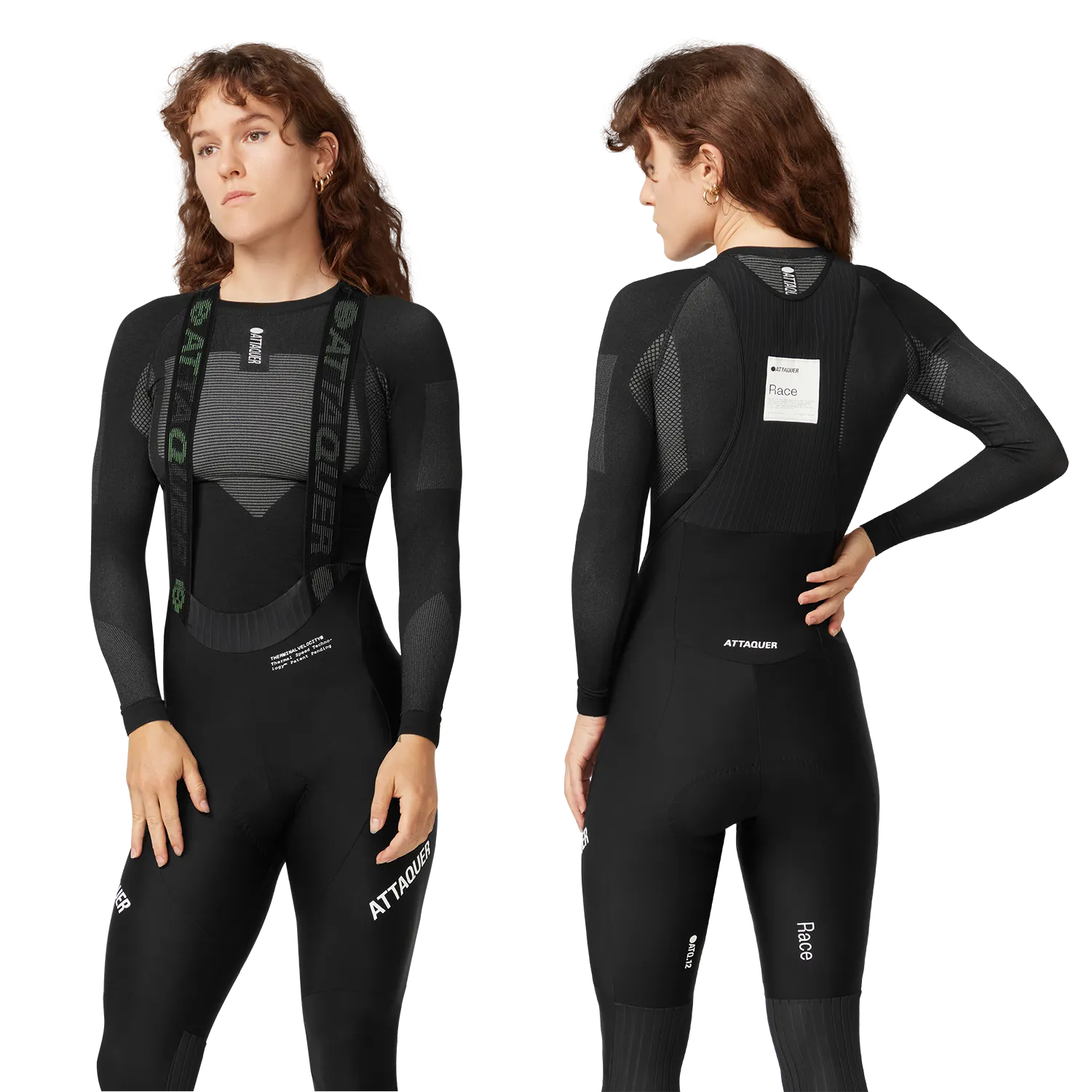Attaquer Winter Long Sleeved Base Layer - Black