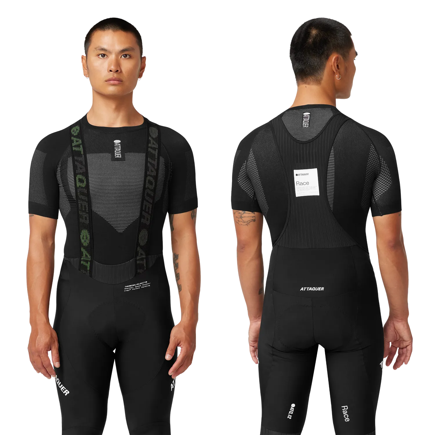 Attaquer Winter Short Sleeved Base Layer - Black