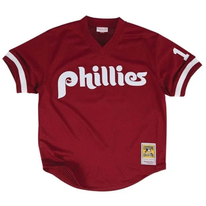 Authentic John Kruk Philadelphia Phillies MLB 1991 Jersey