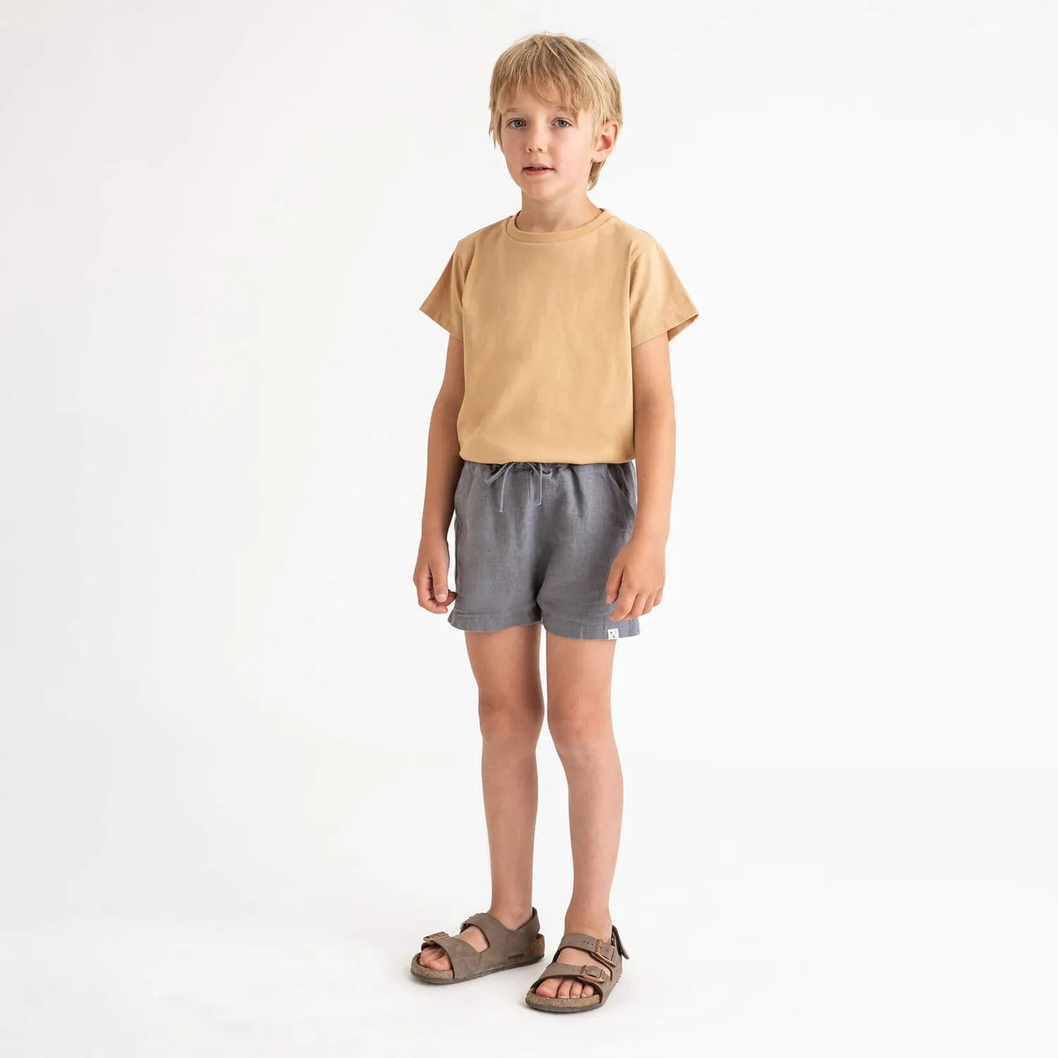 Baby & Kids Cotton Tee - Camel