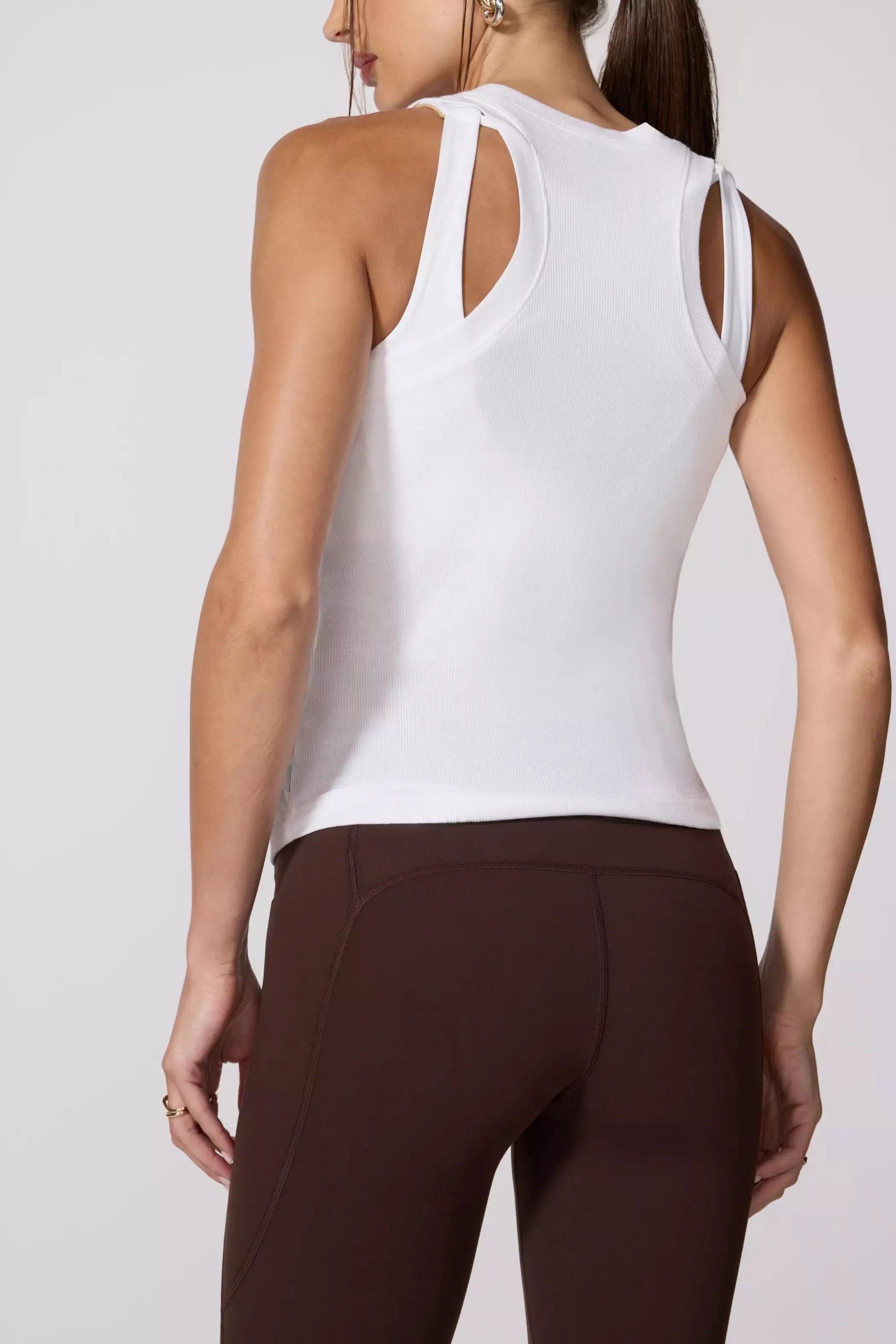 Baby Rib Tank - White