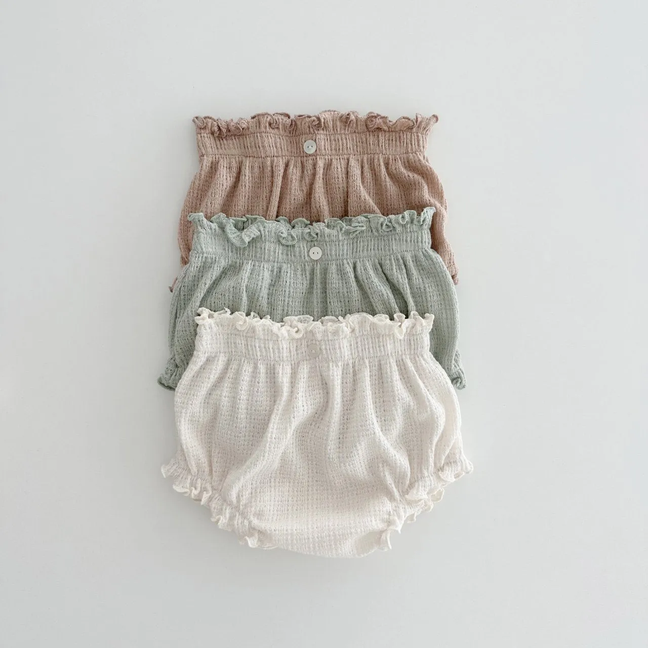 Baby Summer Addie Top and Bloomer Set - Brown