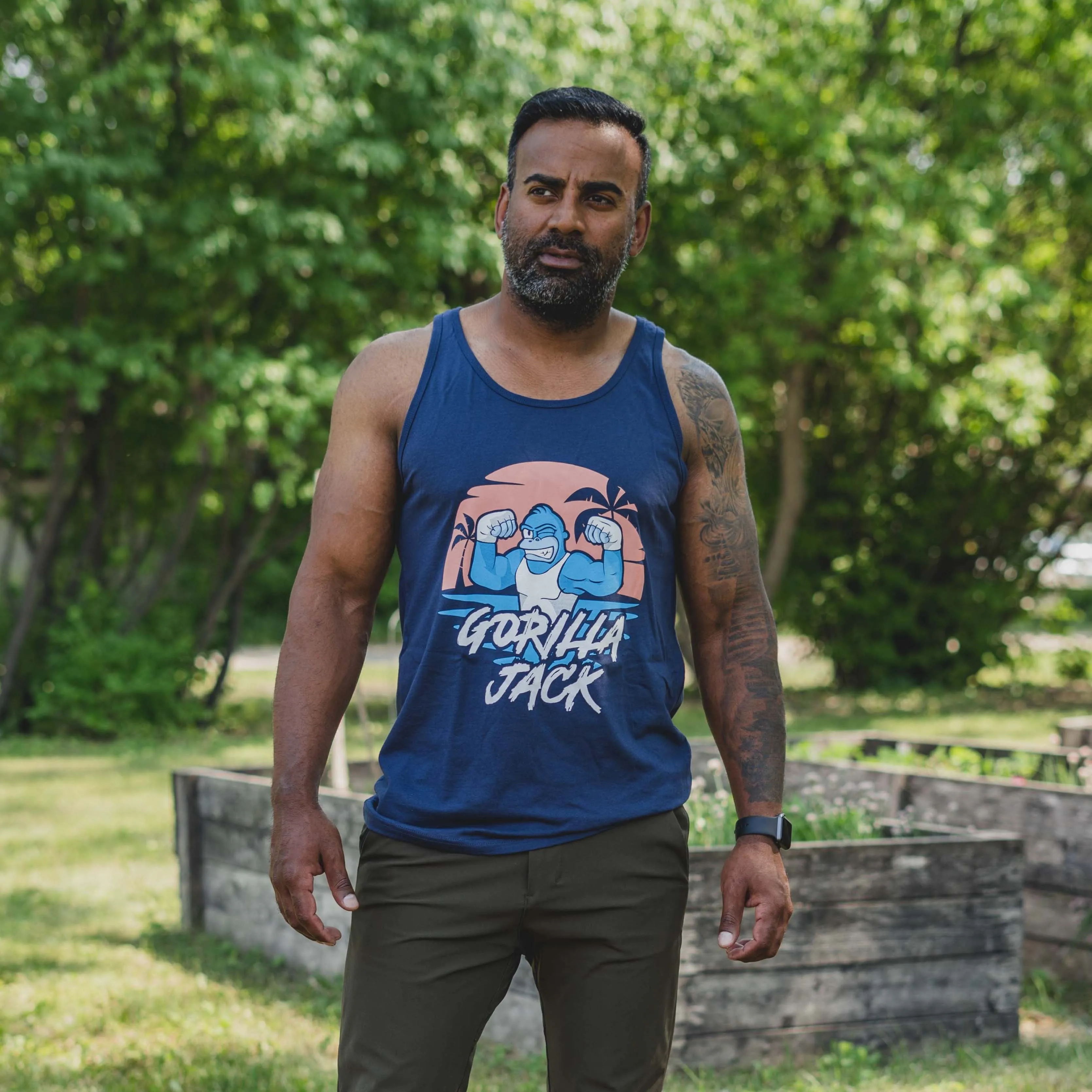 Beach Tank - Navy (Unisex)