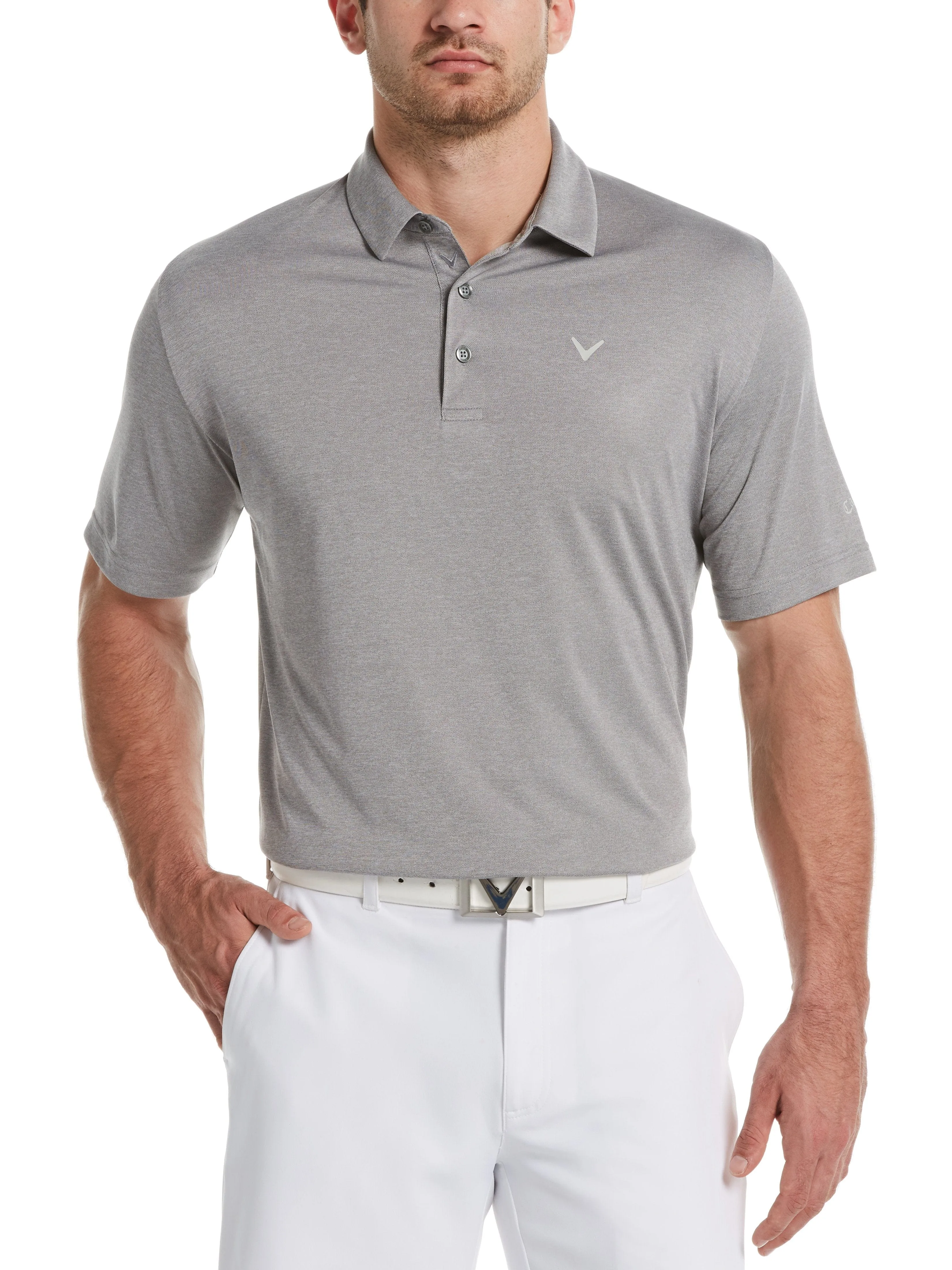 Big & Tall Birdseye Swing Tech™ Polo