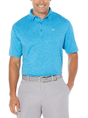 Big & Tall Cooling Heathered Polo With Chevron
