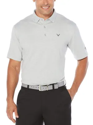 Big & Tall Cooling Heathered Polo With Chevron
