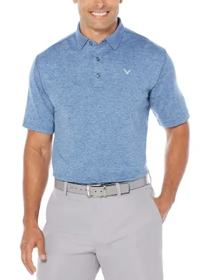 Big & Tall Cooling Heathered Polo with Chevron