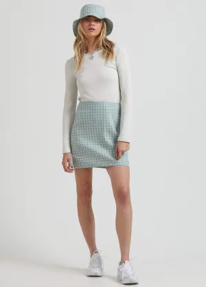 Billy  - Hemp Check Mini Skirt