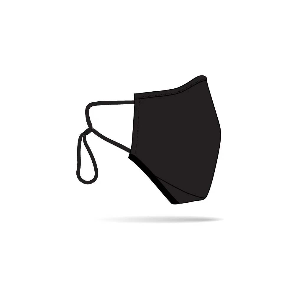 Black Anti-Bacterial Reusable Mask 5 Pack