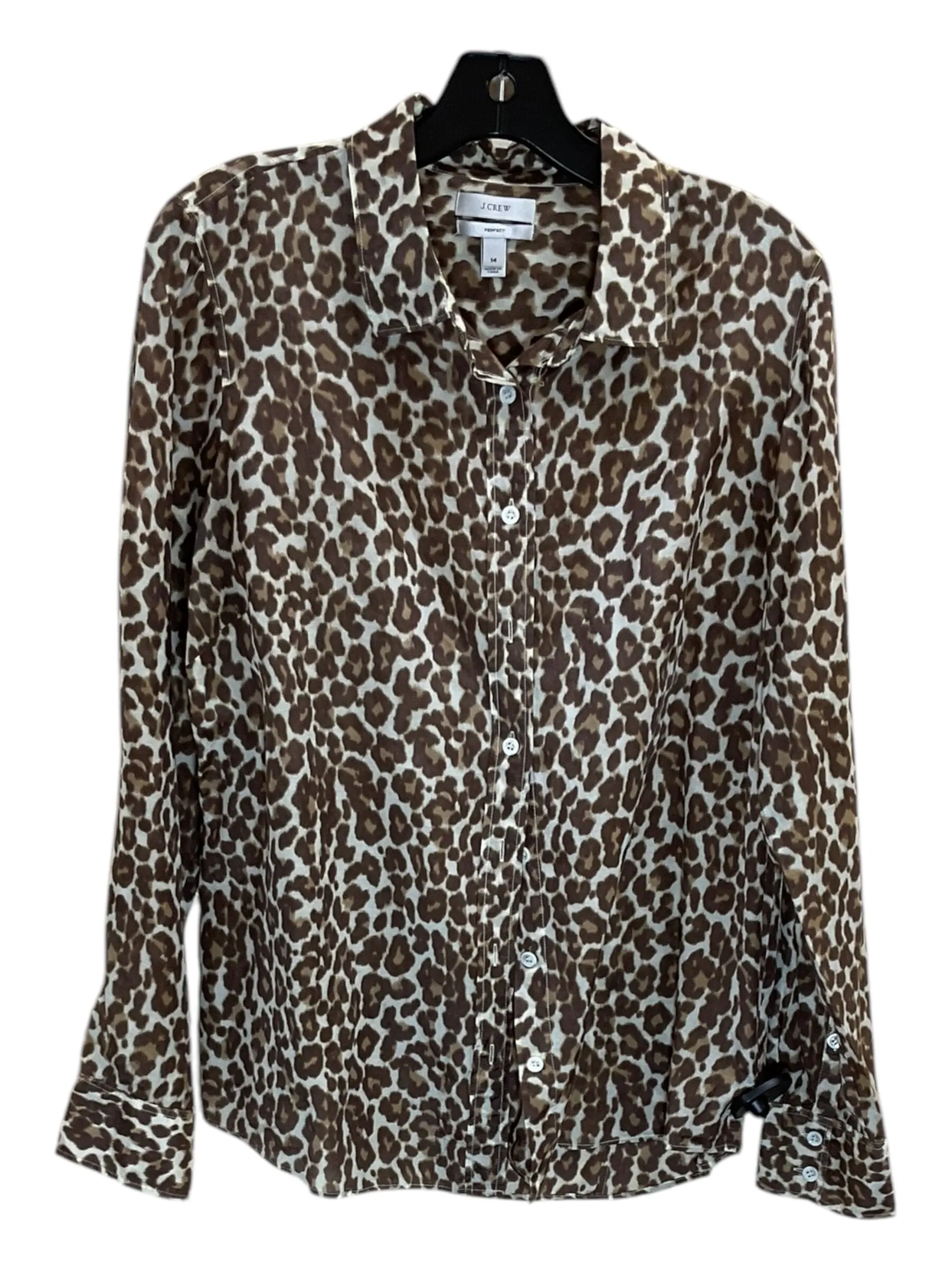 Blouse Long Sleeve By J. Crew  Size: L