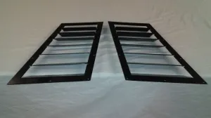 BMW E46 M3/Base '00-06 Side Hood Louvers Pair