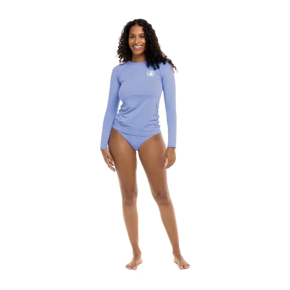 BODY GLOVE SMOOTHIES SLEEK RASH GUARD PERIWINKLE