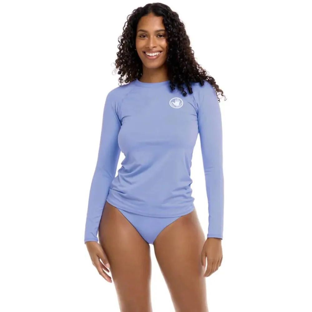 BODY GLOVE SMOOTHIES SLEEK RASH GUARD PERIWINKLE