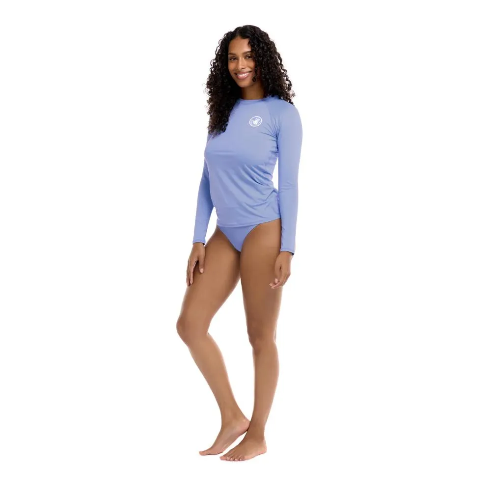 BODY GLOVE SMOOTHIES SLEEK RASH GUARD PERIWINKLE