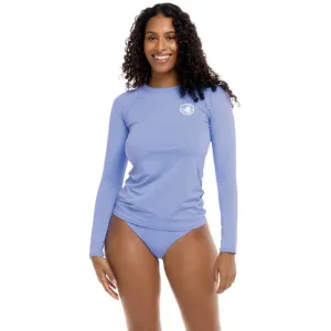 BODY GLOVE SMOOTHIES SLEEK RASH GUARD PERIWINKLE