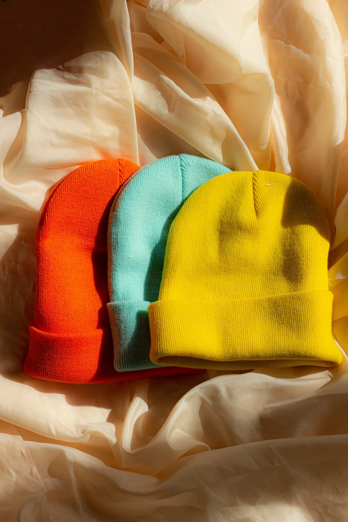 Bright Yellow Beanie Hat