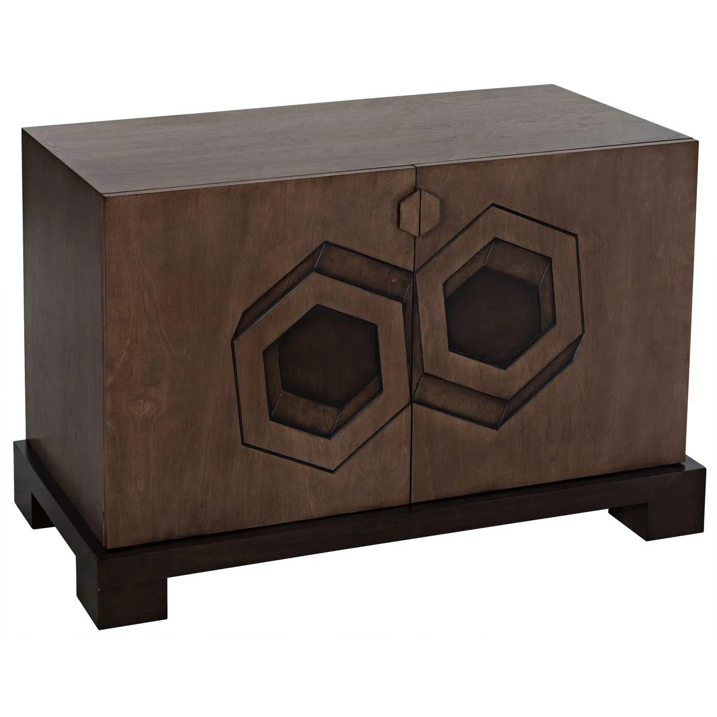 Bryony Cabinet, Walnut Base/Birch Plywood Veneer - 48x21x30