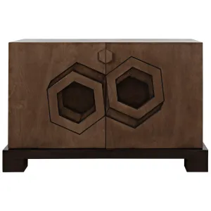 Bryony Cabinet, Walnut Base/Birch Plywood Veneer - 48x21x30