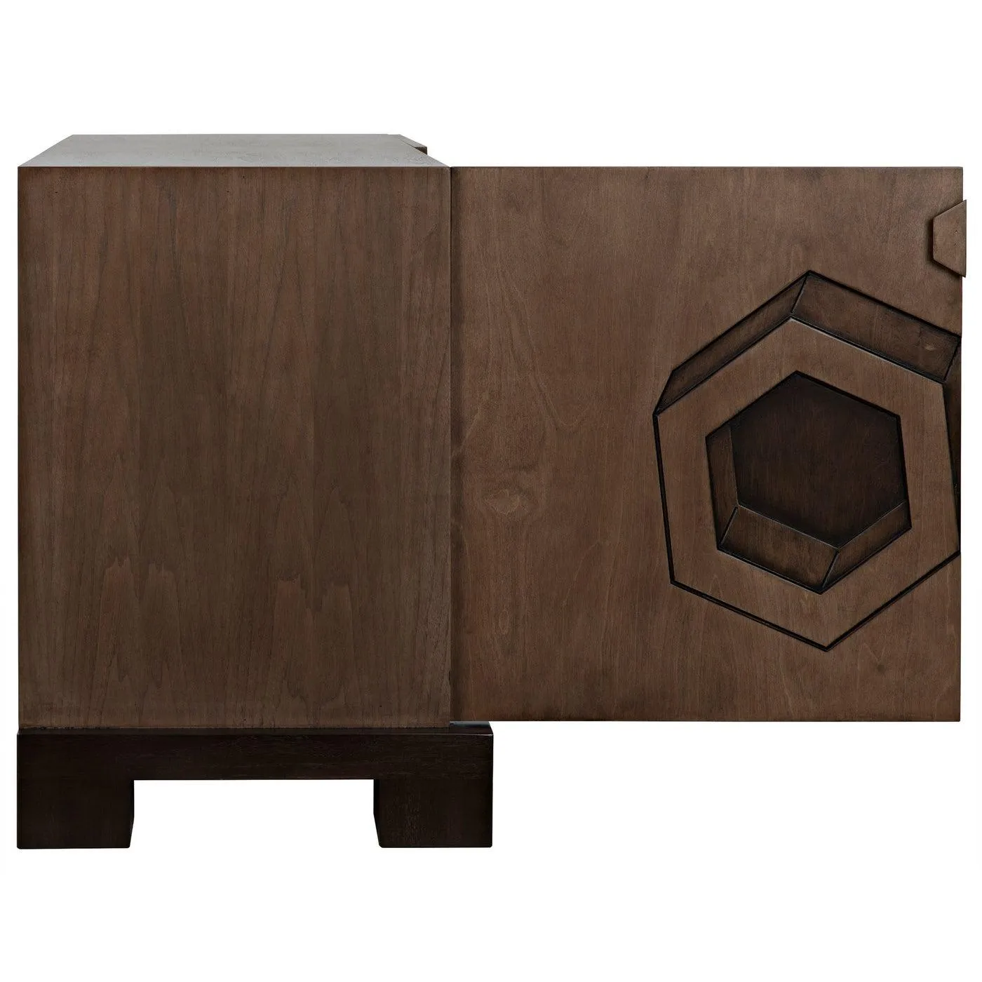 Bryony Cabinet, Walnut Base/Birch Plywood Veneer - 48x21x30