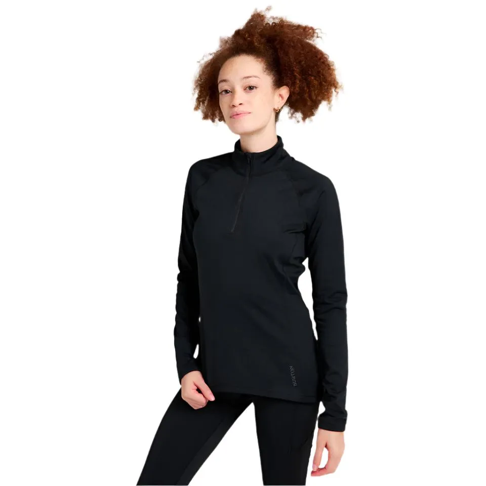 BURTON Heavyweight X Quarter-Zip Base Layer - Womens - True Black