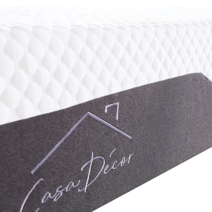 Casa Decor Memory Foam LuxSleep Mattress Cool Gel 25cm Depth Medium Firm