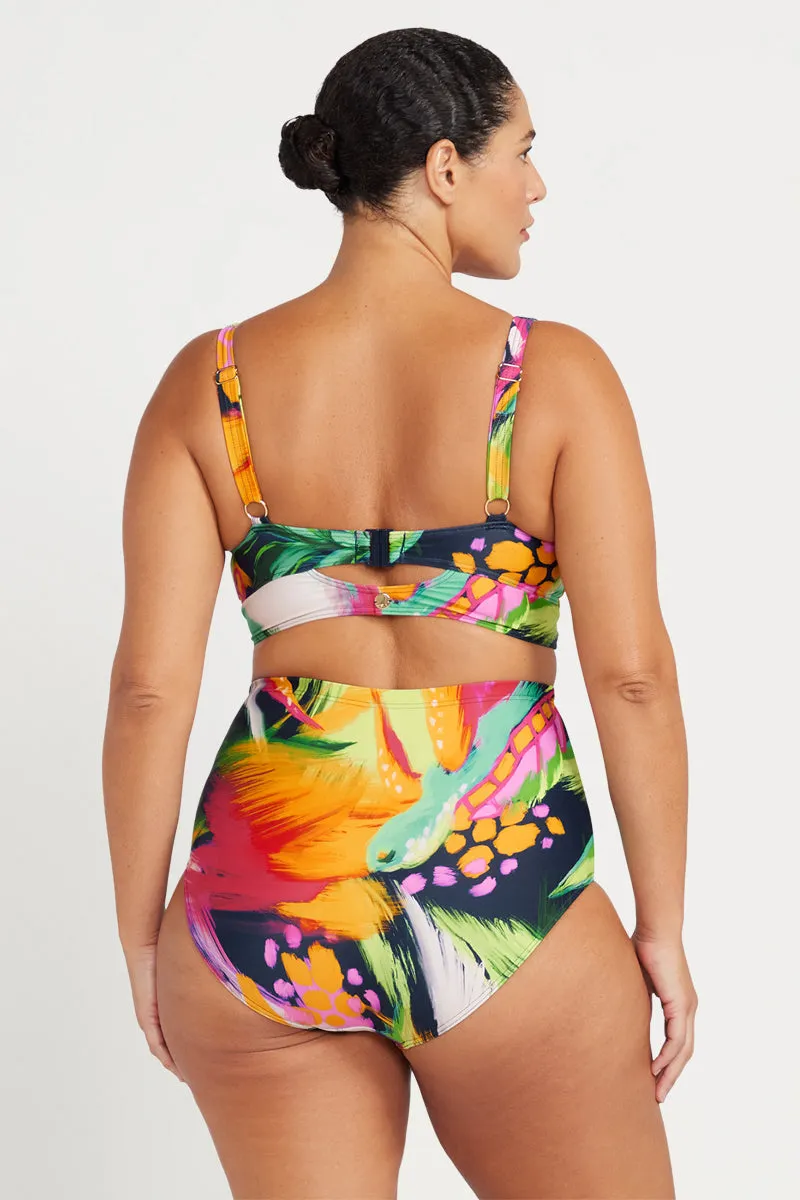 Chelona Cezanne D - E Cup Underwire Midriff Bikini Top
