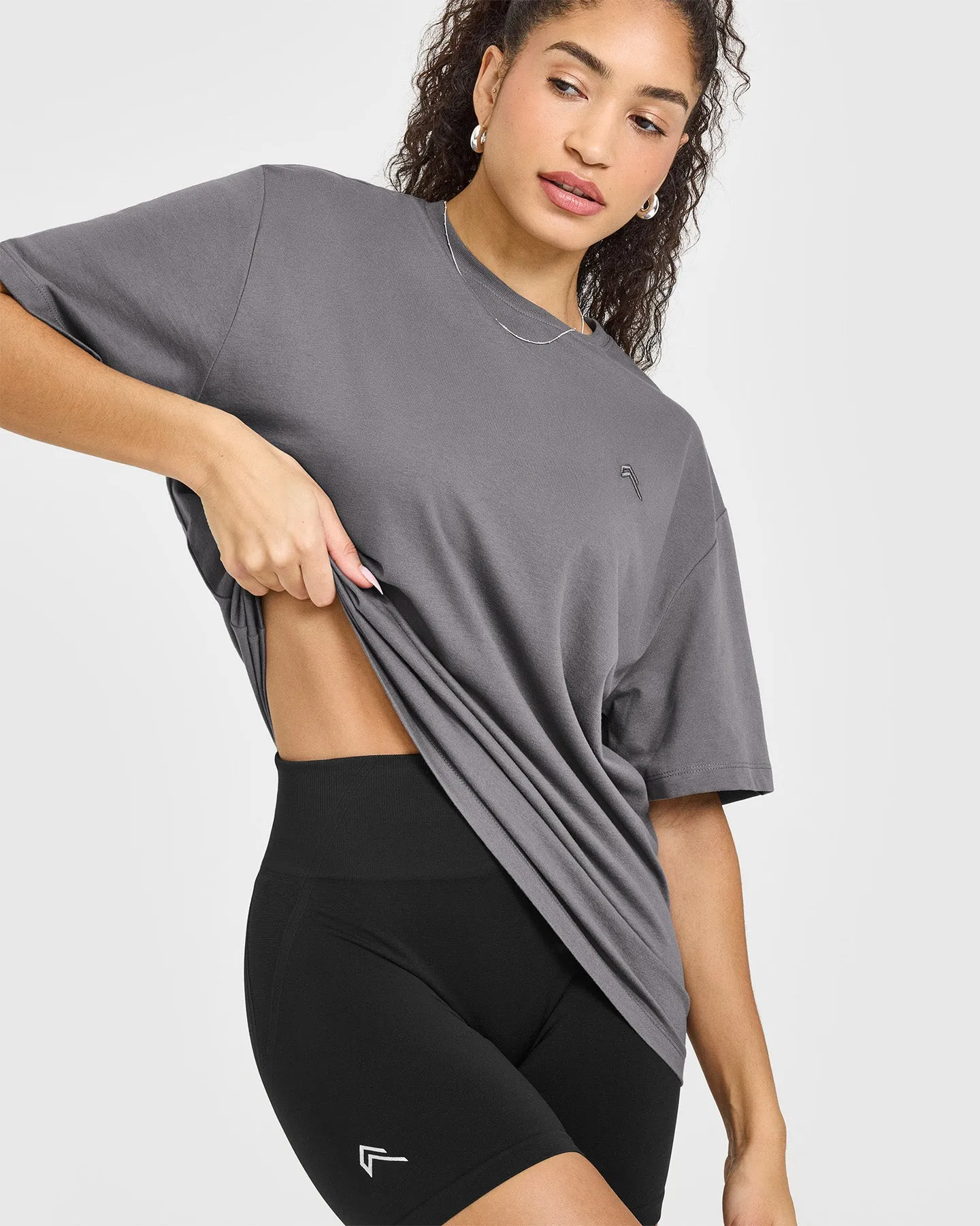 Classic Oversized Lightweight T-Shirt | Ash Grey