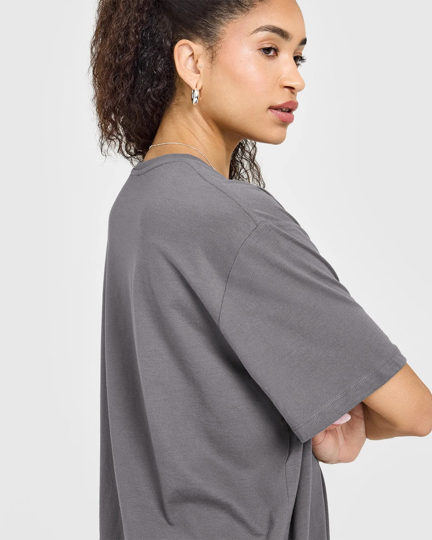Classic Oversized Lightweight T-Shirt | Ash Grey