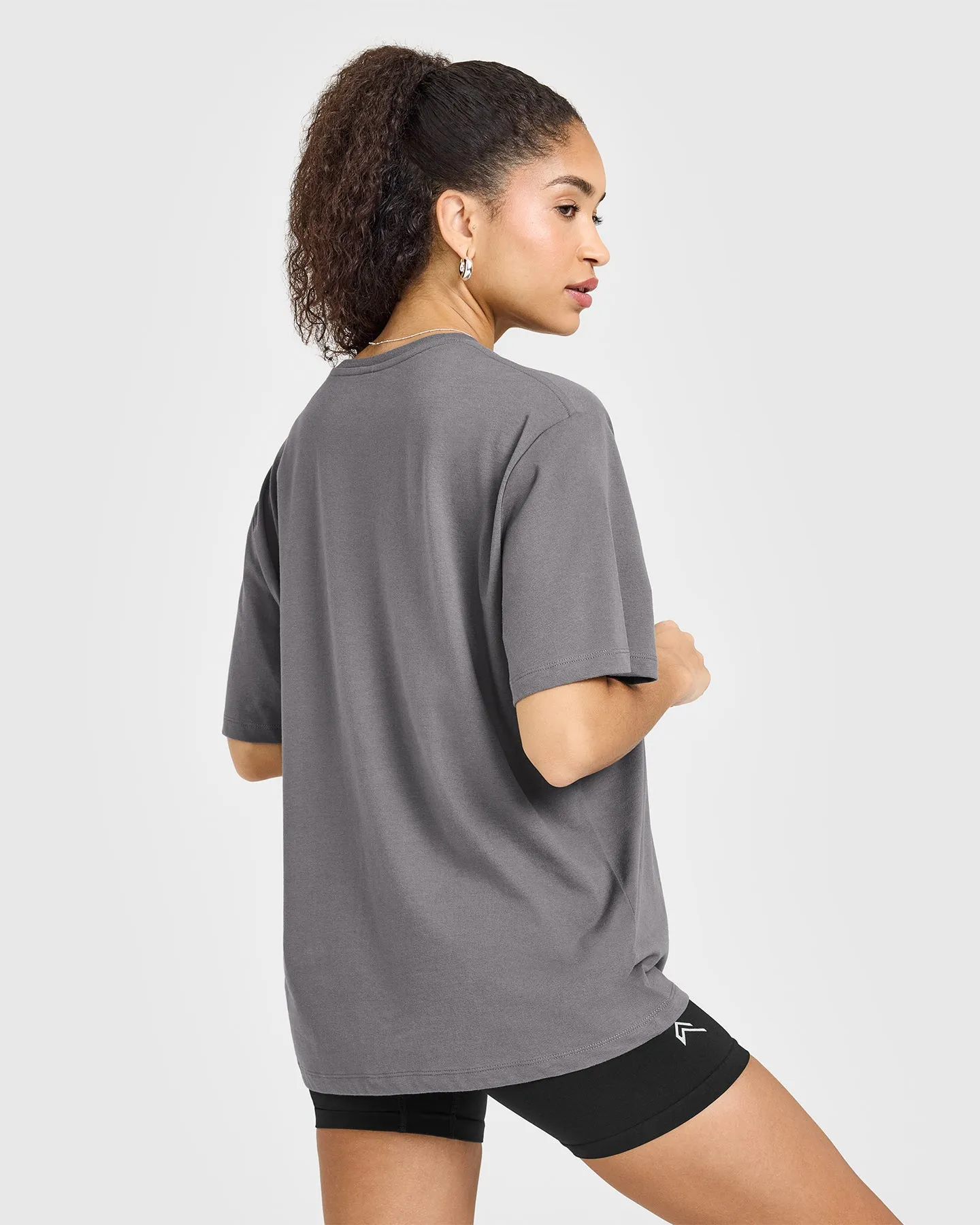 Classic Oversized Lightweight T-Shirt | Ash Grey